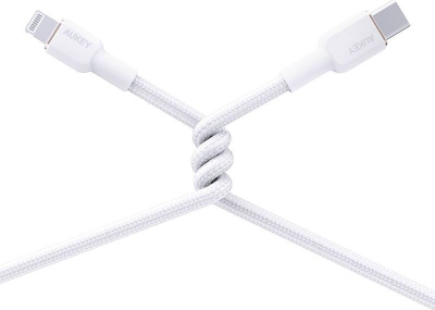 Kabllo USB Aukey CB-NAC1, USB A me USB C, 1m, e bardhë