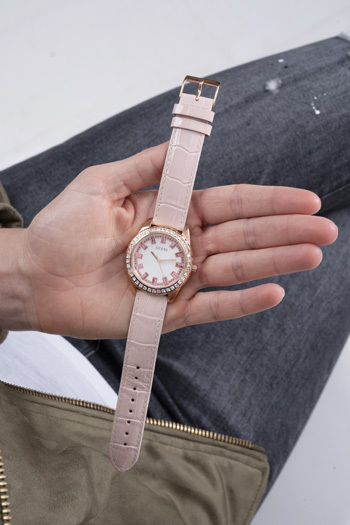 Orë dore GUESS GW0032L2, rozë