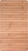 Mbështetëse krahu për divan nga bambu, 44 x 24 cm, gri-bezhë