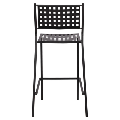 Stol Olympias metalik i zi 47×58×111 cm (HM5528.01), zezë
