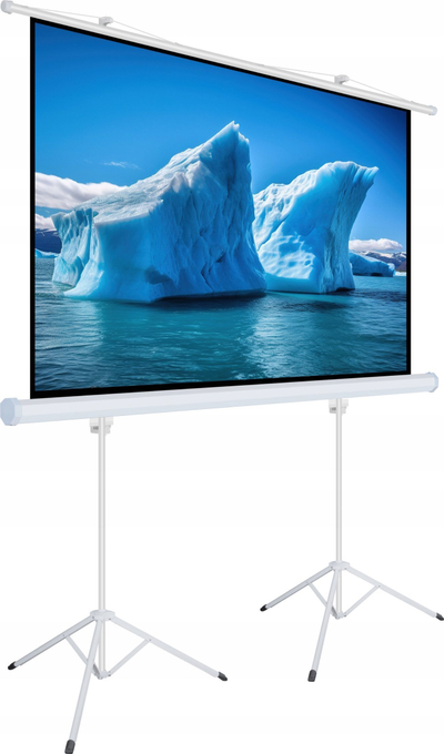 Проекциско платно ART Manual Screen On Tripod 140\", 254x254cm, сооднос 1:1, бело