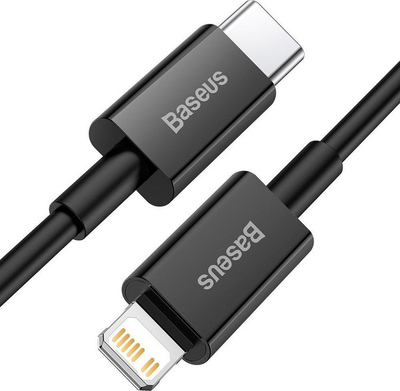 Kabllo BASEUS Superior Series USB-C - Lightning, 20W, 2m, e zezë