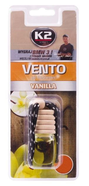 Freskues ajri për veturë K2 Vento Vanilla, 8ml, aromë vanilje