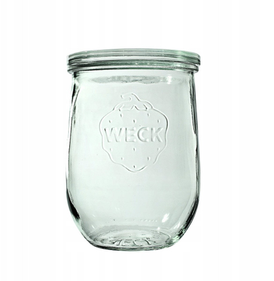 Set kavanozë Weck Tulip, 1062 ml, x6 copë, transparent