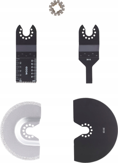 Set tehe për sharrë multifunksionale Irwin Tools IW1017105, 4 copë, për bluarje dhe prerje