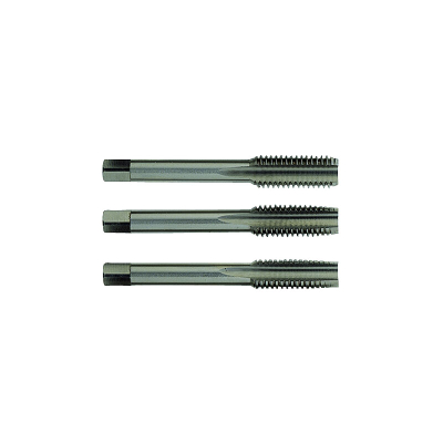 Set gajtanësh Tivoly M6, standard metrike, 3 copa, metalik
