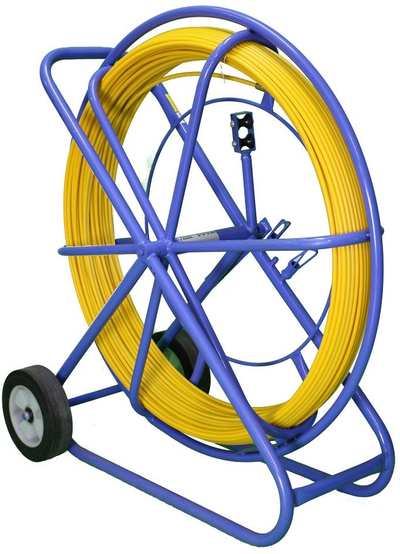 Shufër tërheqëse kabllosh Extralink Pilot 13mm 200m, fibër qelqi FRP, 13mm, e verdhë