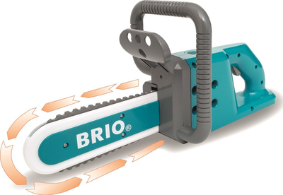 Lodër ndërtimi BRIO Builder Chainsaw 34602, lojë me role edukative, për kalamaj 3+