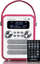 Radio portative Lenco PDR-051, DAB+ FM, Bluetooth, rozë e bardhë