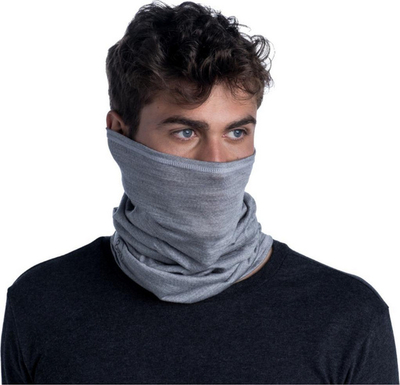 Shall tubular Buff Merino Lightweight 1130109331000, lesh merino, i lehtë, gri