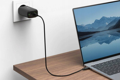 Karikues muri Ansmann Home Charger HC365PD, 65W, 2x USB C dhe USB A, i zi