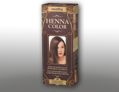 Venita Henna Color Балсам за боење на коса, 18 Black Cherry, 75 ml