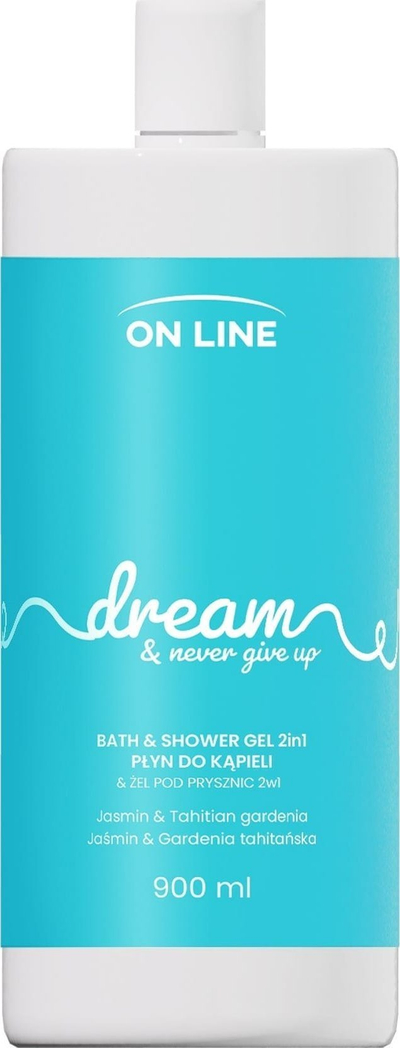 Xhel dushi On Line Dream, 2 në 1, jasemin dhe gardenie, 900ml