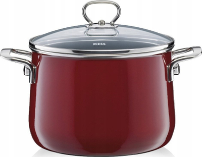 Tenxhere Riess Rosso Meat Pot, 24 cm, 6.5L, e kuqe
