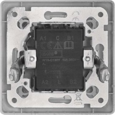Çelës elektrik njëbutonësh, 250V 10A, on off, i bardhë
