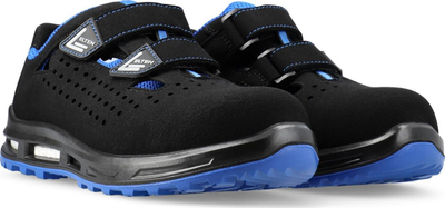 Këpucë sandale pune Elten Wellmaxx Trainers, S1 SRC, ESD, e zezë blu