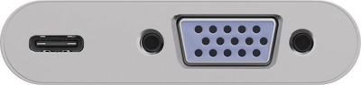 Adapter video USB C në VGA Goobay 62107, 1080p, i bardh