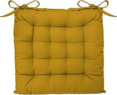 Jastëk karrige Atmosphera Quilted, 38x38cm, pambuk i ricikluar, gri