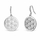 Vathë për femra CRYSTalp Flower of Life 40086.CRY.R, të argjendtë