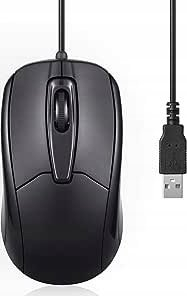 Maus Perixx PERIMICE-209, со USB кабел, 1000 DPI, црн