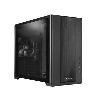 Kutia PC Chieftec BX-10B-M-OP, mATX, ATX PSU, e zezë