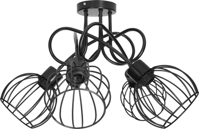 Luster tavani Orno MARBELLA, 5x60W, E27, e zezë