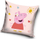 Jastëkore Peppa Pig, 40x40cm, kadife e butë, rozë
