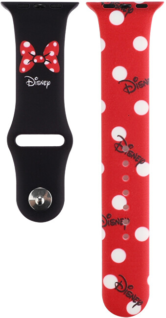 Rrip silikoni 4wrist për Apple Watch - Minnie 38/40/41 mm