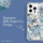 Këllëf telefoni Rifle Paper Co MagSafe, iPhone 15 Pro Max, hard case, Garden Party blu