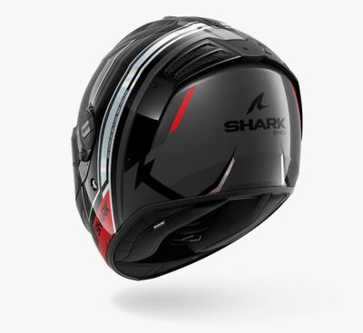 Helmetë Shark SPARTAN RS Byrhon, e zezë/kuqe, M