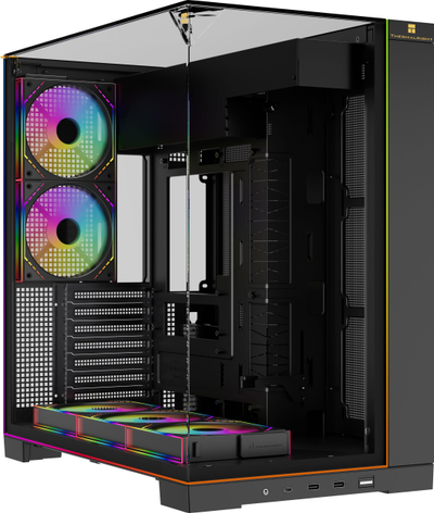 Kasi PC Thermalright A70, ATX, ARGB, xham i temperum, e zezë