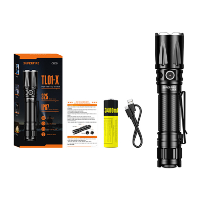 Elektrik dore taktike Superfire TL01-X, 1800 lumen, UV, i zi
