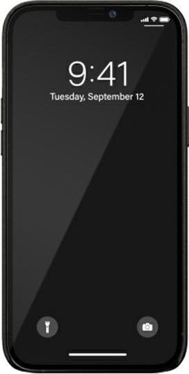 Mbulesë telefoni Bugatti Porto për iPhone 12 Pro Max 6.7", lëkurë, e zezë