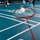 Raketë badminton Enero Pro 32, alumin, me çantë, e zezë me të kuqe