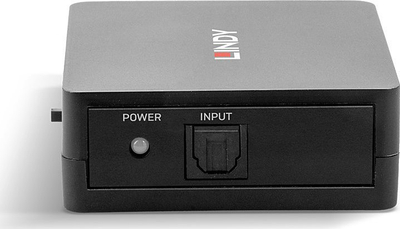 Ndarës audio optik Lindy, 3 porta TosLink, digjital, i zi