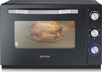 Mini furrë Severin TO 2073, 60 litra, 2200 W, e zezë