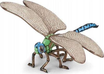 Figurë lodër PAPO Wild Animal Kingdom Dragonfly, PVC, shumëngjyrëshe