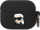 Kuti mbrojtëse Karl Lagerfeld 3D Logo Karl Head për AirPods Pro, silikon, me karabiner, e zezë