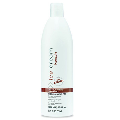 Shampo për flokë Inebrya Ice Cream Keratin 300 ml