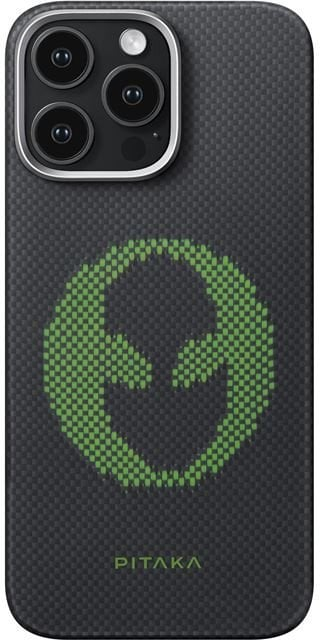 Çfut telefoni Pitaka x Aries Tactile Woven Alien, aramid, për iPhone 16 Pro Max