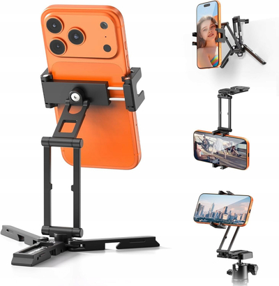 Tripod me mbajtës telefoni Ulanzi SK29, 5 në 1, kokë 360°, i zi