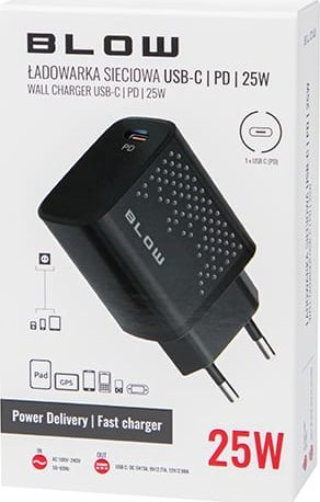 Karikues muri USB C Esperanza 76 020, 25W QC, i bardhë