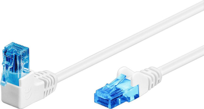 Kabllo rrjeti Goobay Patchcord, Cat 6A, 2m, i bardhë