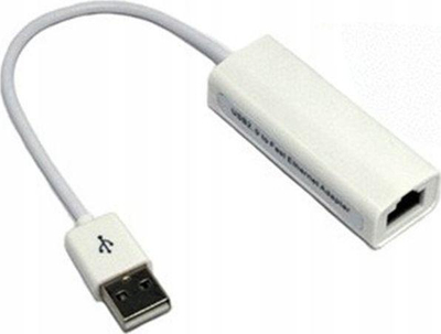 Adapter rrjeti Xline AK218, USB 2.0 në RJ45, 100 Mbps, i bardhë