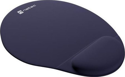 Mousepad Natec Marmot Gel Ergonomic, mbështetëse xheli për kyç, kundër rrëshqitjes, blu navy