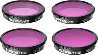 Set filtra ND SunnyLife për Insta360 GO 3 dhe GO 2, ND4 ND8 ND16 ND32, xham optik