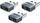 Adapter USB Good Connections USB 2.0 A në USB C, set me 3 copa, i zi