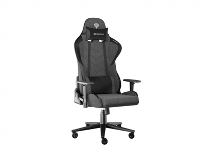 Karrige gaming Genesis Nitro 550 G2, ergonomike, pëlhurë, gri