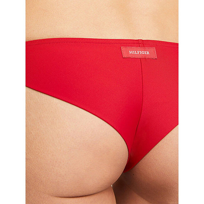 Bikini të poshtme për femra Tommy Hilfiger Brazilian, të kuqe