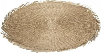 Nënstoli dekorativ Cuba, 40 cm, nga seagrass, ngjyrë natyrale